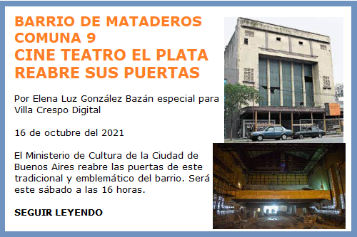CINE DEL PLATA MATADEROS